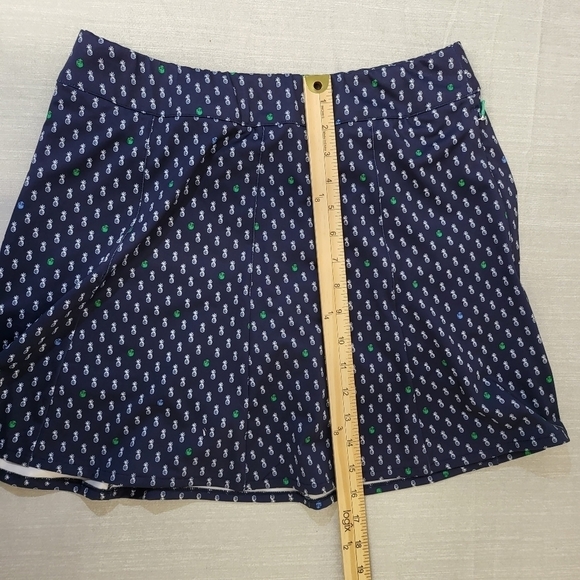 Rlx Ralph Lauren Skort‎ Womens S Pineapple Print Activewear A-Line Skater Flare - Picture 12 of 12